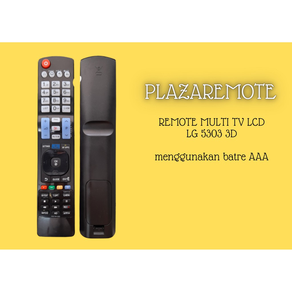 remote LG TV LCD LED 3D 5303 dan 6560