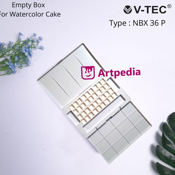 

PROMO V-TEC Empty Box For Watercolor Type NBX36P / Watercolor 36 Pocket Box