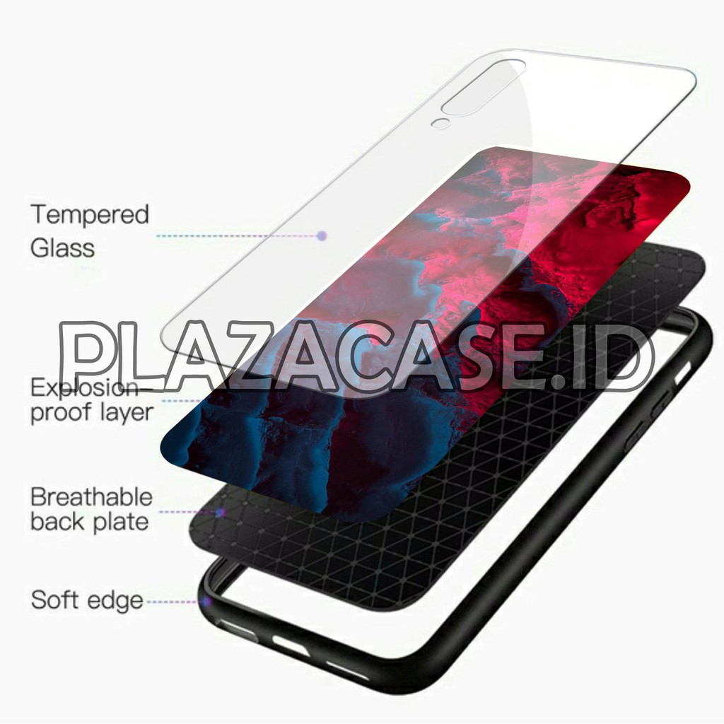 [K01]Soft Case Glass Kaca VIVO Y91C Y91 Y93 Y95 Y12 Y15 Y71 Y81 Y83 Y53 S1 Z1 PRO V15 V5 V7 V9 V11