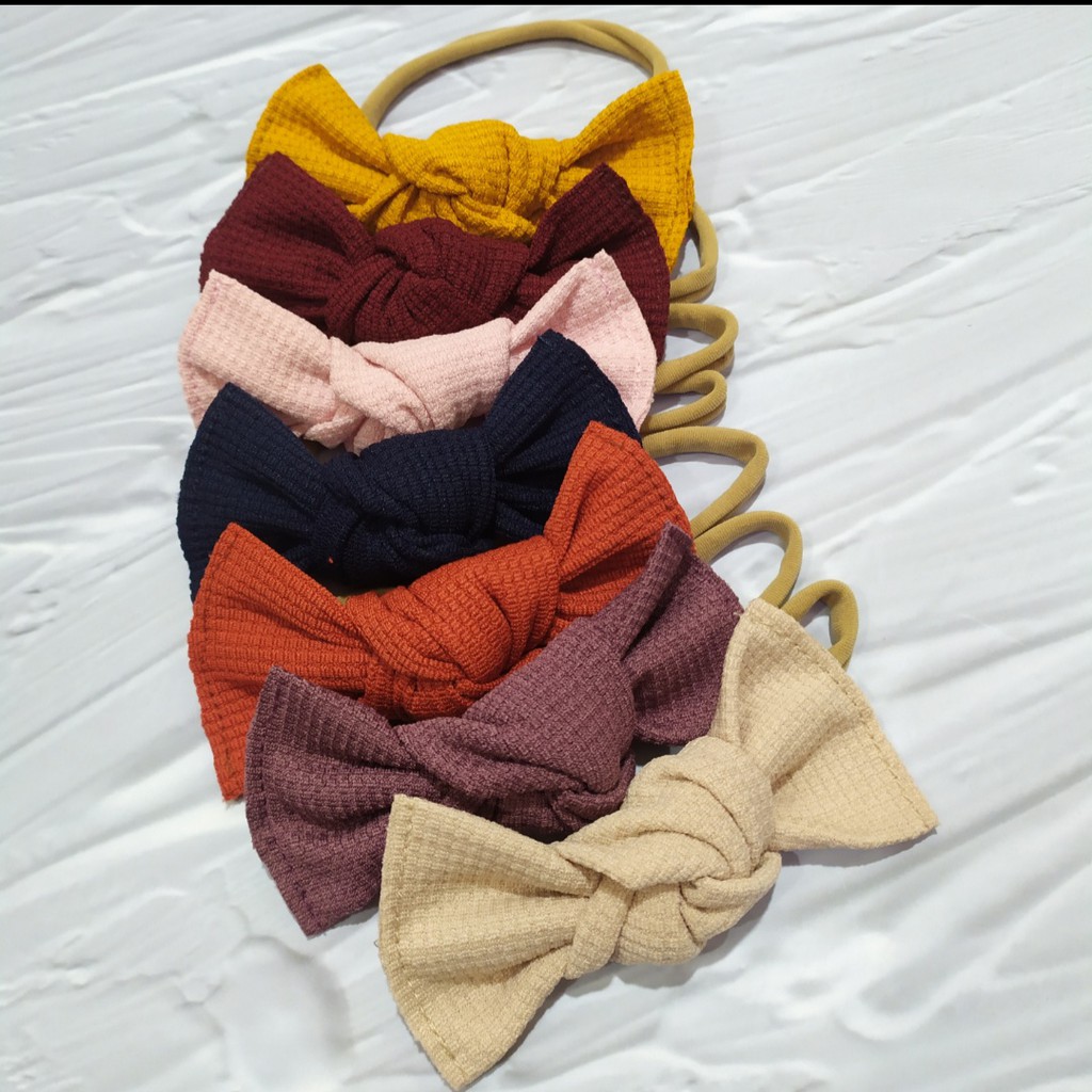 Bandana bayi nilon pita waffle