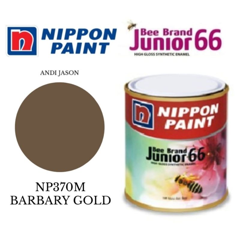 CAT BEE BRAND JUNIOR 66.  0.94 LITER NO NP370M BARBARY GOLD CAT MINYAK KAYU DAN BESI