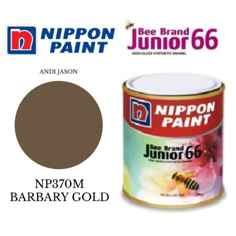 CAT BEE BRAND JUNIOR 66.  0.94 LITER NO NP370M BARBARY GOLD CAT MINYAK KAYU DAN BESI