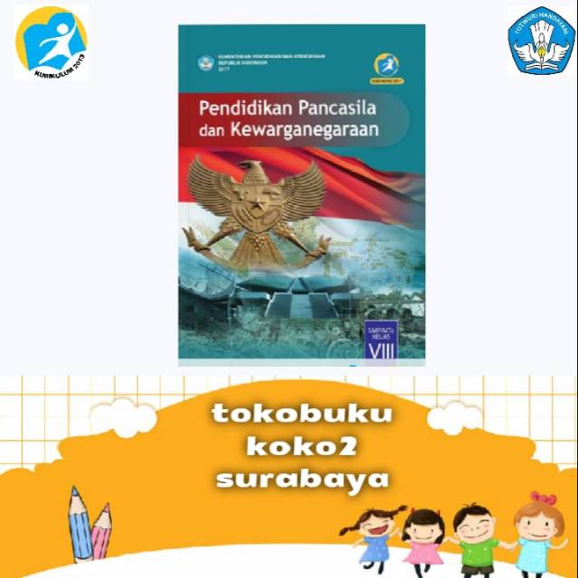 BUKU PAKET PPKN SMP KELAS 8 K13 REVISI 2017