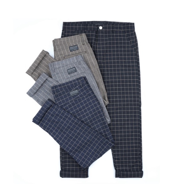  Tartan  pants Celana tartan  Hungry Shopee Indonesia