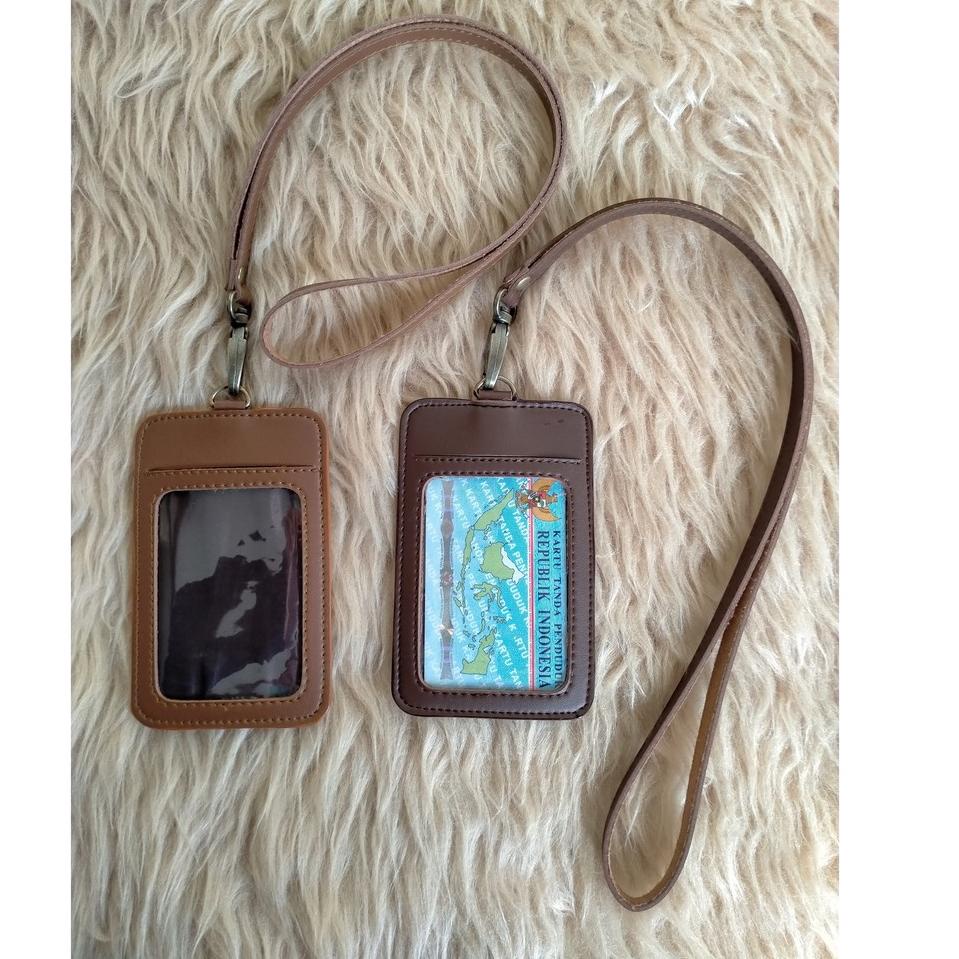 

(onwl -45) Id Card Kulit Name Tag Kulit Card Holder aunj268