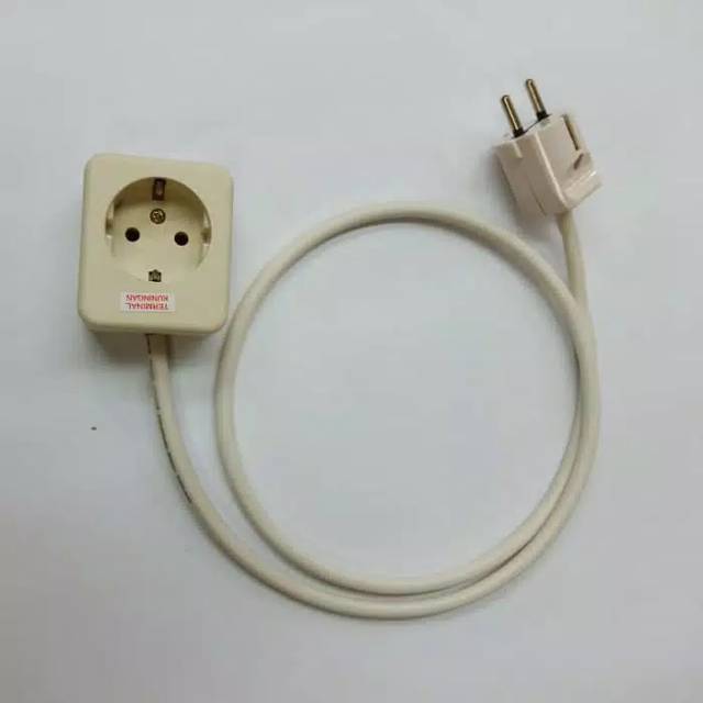 Stop Kontak/Kabel Terminal Listrik 1 lubang 6-10 mtr