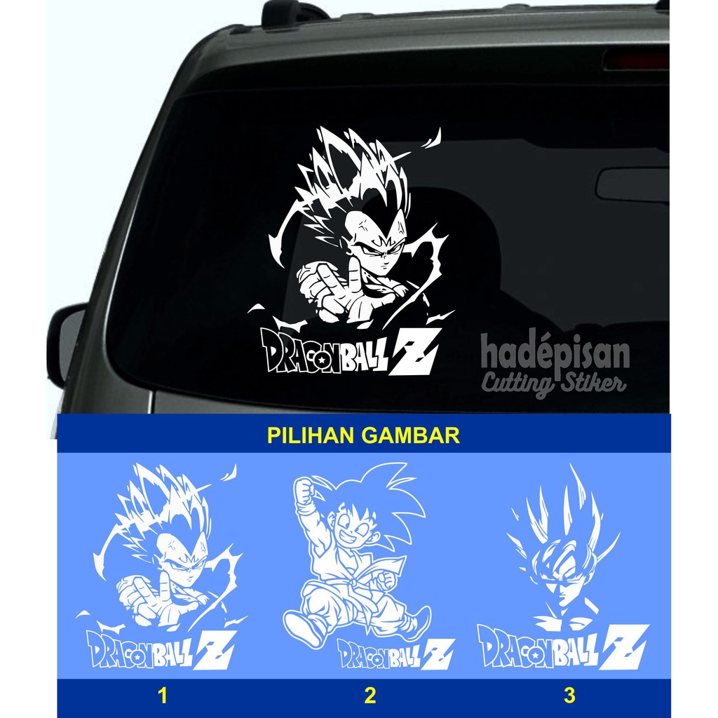 Stiker Mobil Cutting Sticker Kaca Belakang Mobil Dragon Ball Shopee Indonesia