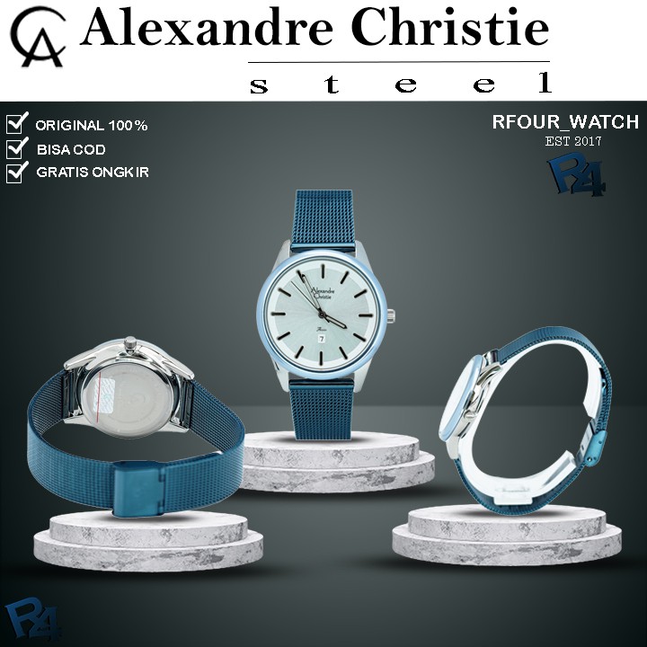 Jam Tangan wanita Alexander Christie Original Alexandre Christie Cewek Terbaru 2960 Alexander Cristi