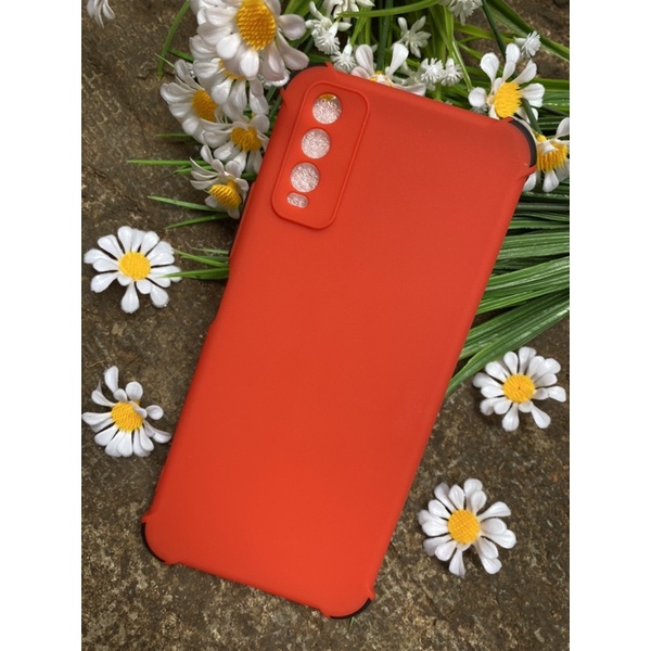 Softcase hp Vivo Y20 / Y20s / Y12s / model polos warna bahan tebal
