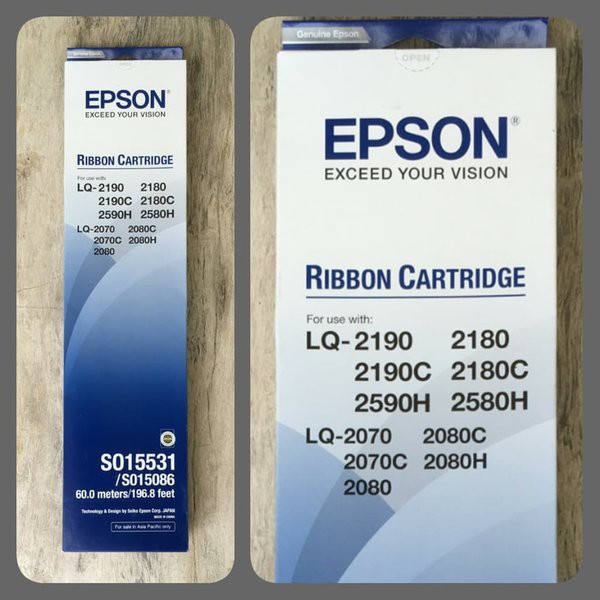

Tinta printer EPSON LQ 2190 LQ 2180 LQ 2070 Ribbon Cartridge Original