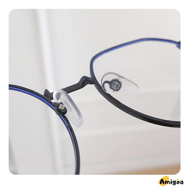 Kacamata Optik Anti blue Light Bahan Metal Gaya Retro Untuk Unisex - AG2