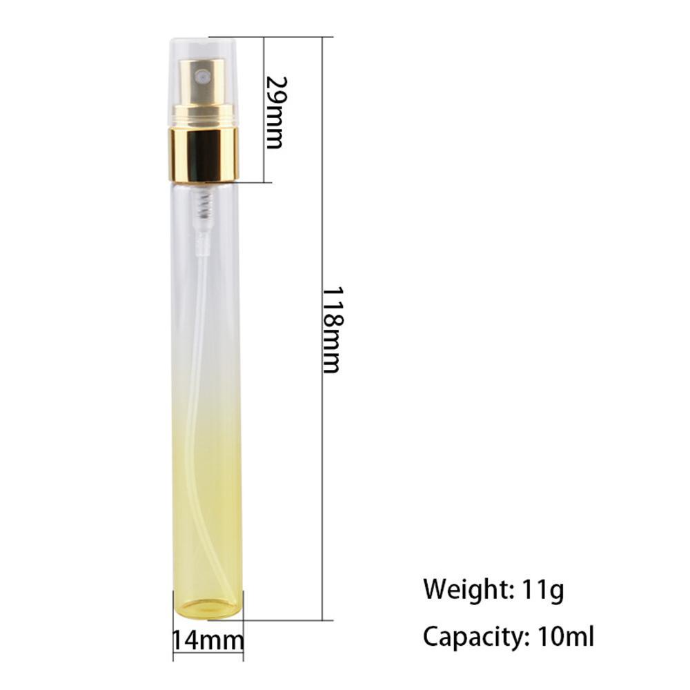 [Elegan] Botol Spray Wanita 10ml Warna Gradasi Aromaterapi Sprayer Kabut Halus Wadah Kosmetik Parfum Atomizer