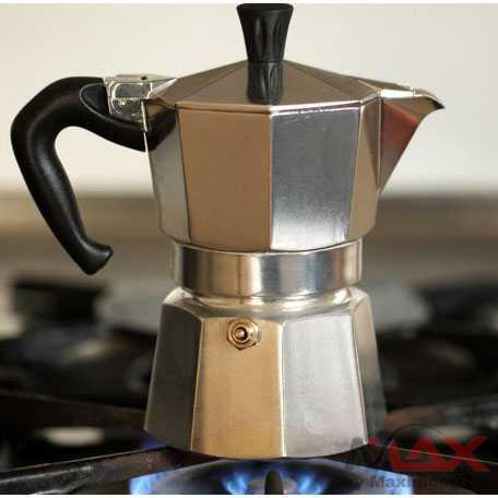 Italian Espresso Coffee Maker Pot pembuat kopi expreso model Italia One Two Cups Moka Pot Teko Filter - alat pembuat kopi expreso Coffee Pots Aluminum Maker Cup Durable Moka Cafeteira Expresso Percolator Practical Coffeeware Filters 50/100/150/300/450/600