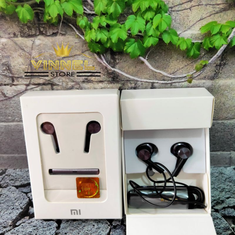 Headset earphone xiaomi  piston 4   handsfree  Stereo Xiaomi  megabass support semua hp