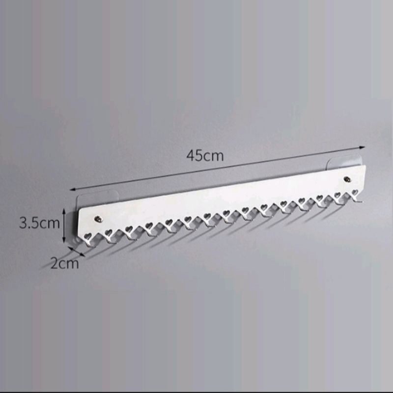 Gantungan Alat Dapur Serbaguna Stainless Steel - Hanger Kitchen
