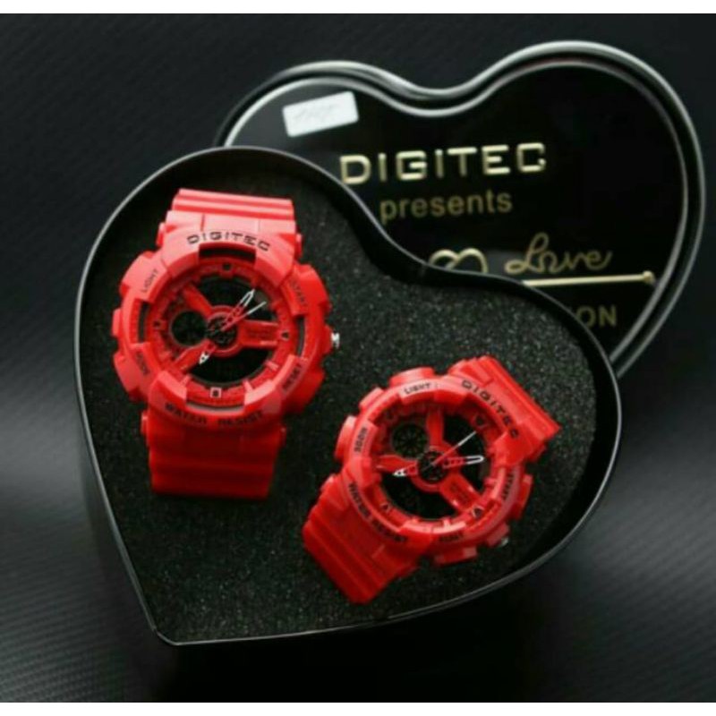 jam tangan terbaru Digitec couple cwo d.5cm. Cwe 4,5cm. 310rb