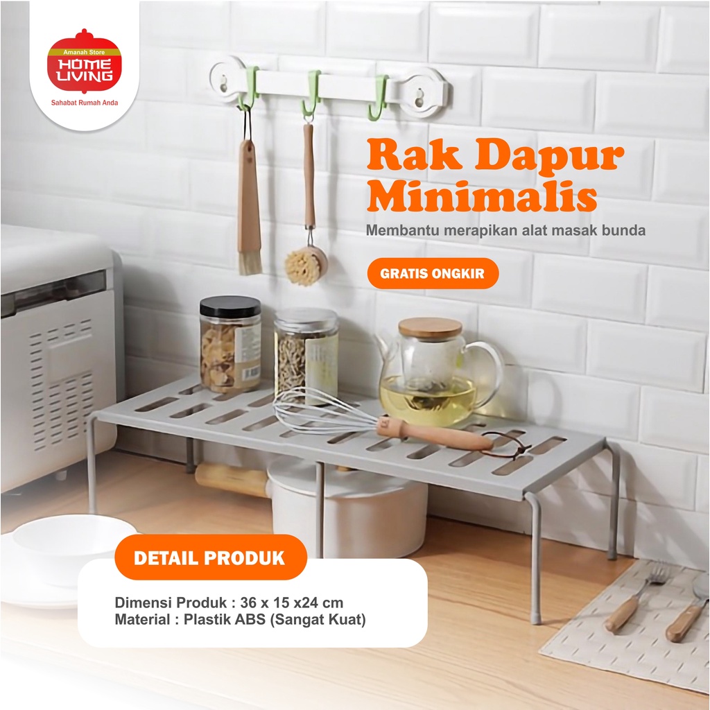 Rak Dapur / Rak Bumbu / Rak Dapur Minimalis / Rak Dapur Serbaguna