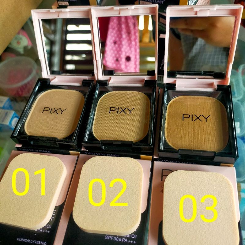 Pixy perfect lash bedak padat