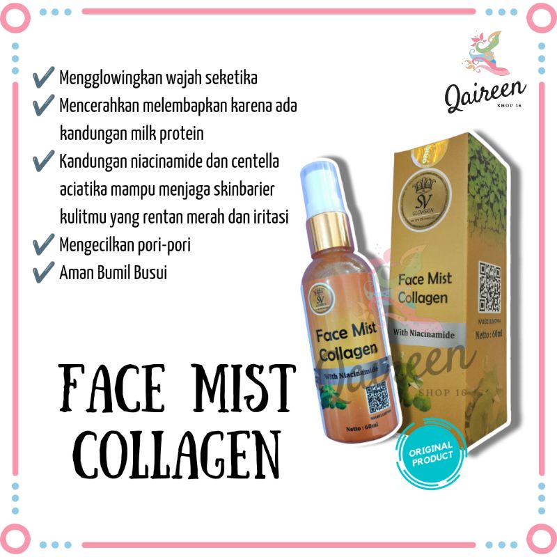 Face Mist Collagen SV GlowSkin 60ml