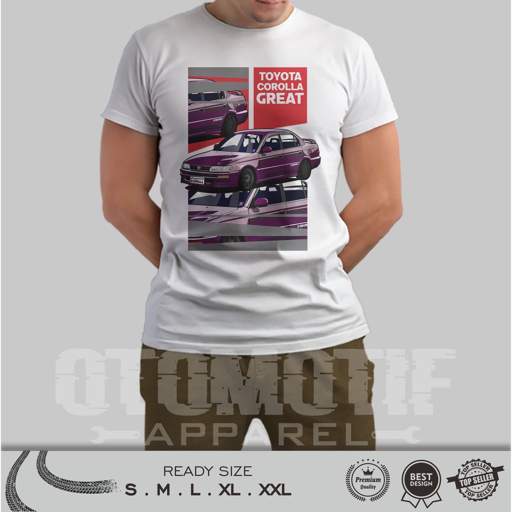 KAOS OTOMOTIF TOYOTA COROLLA GREAT SERIES 10