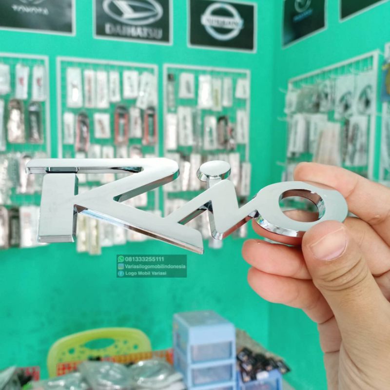 Emblem logo RIO kia ukuran original kia rio