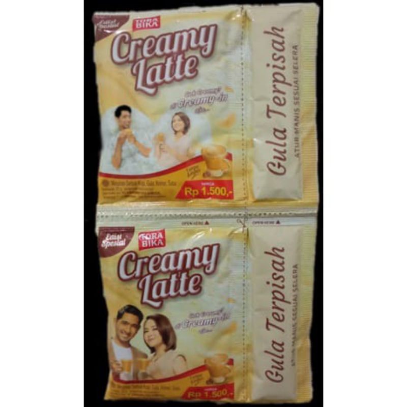 

Torabika Creamy Latte (1 Renceng isi 10 pcs)