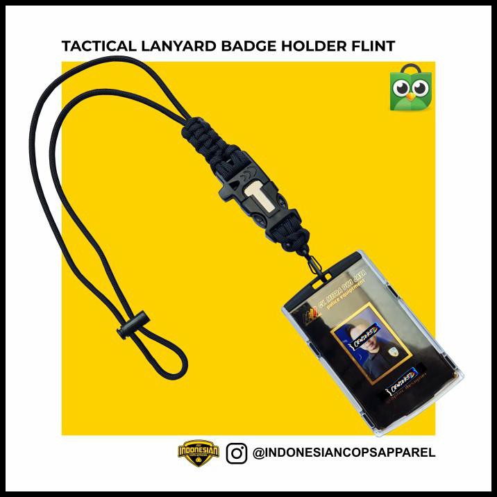 

Tactical Lanyard Badge Holder (Dilengkapi Pematik Api)