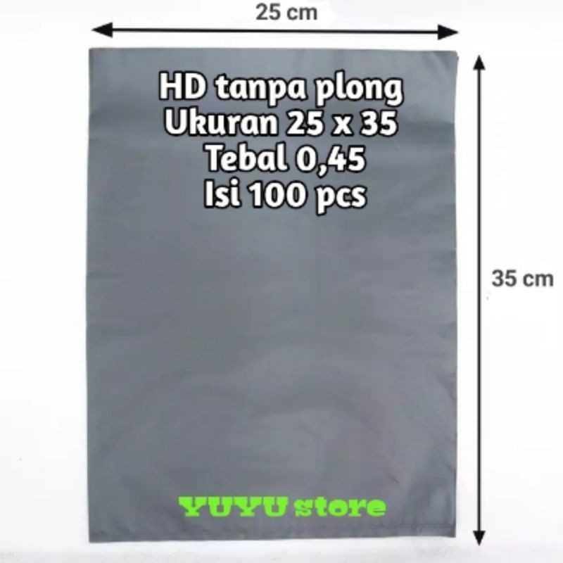 HD Tanpa Plong 25x35 Silver T 0,5 MURAH 