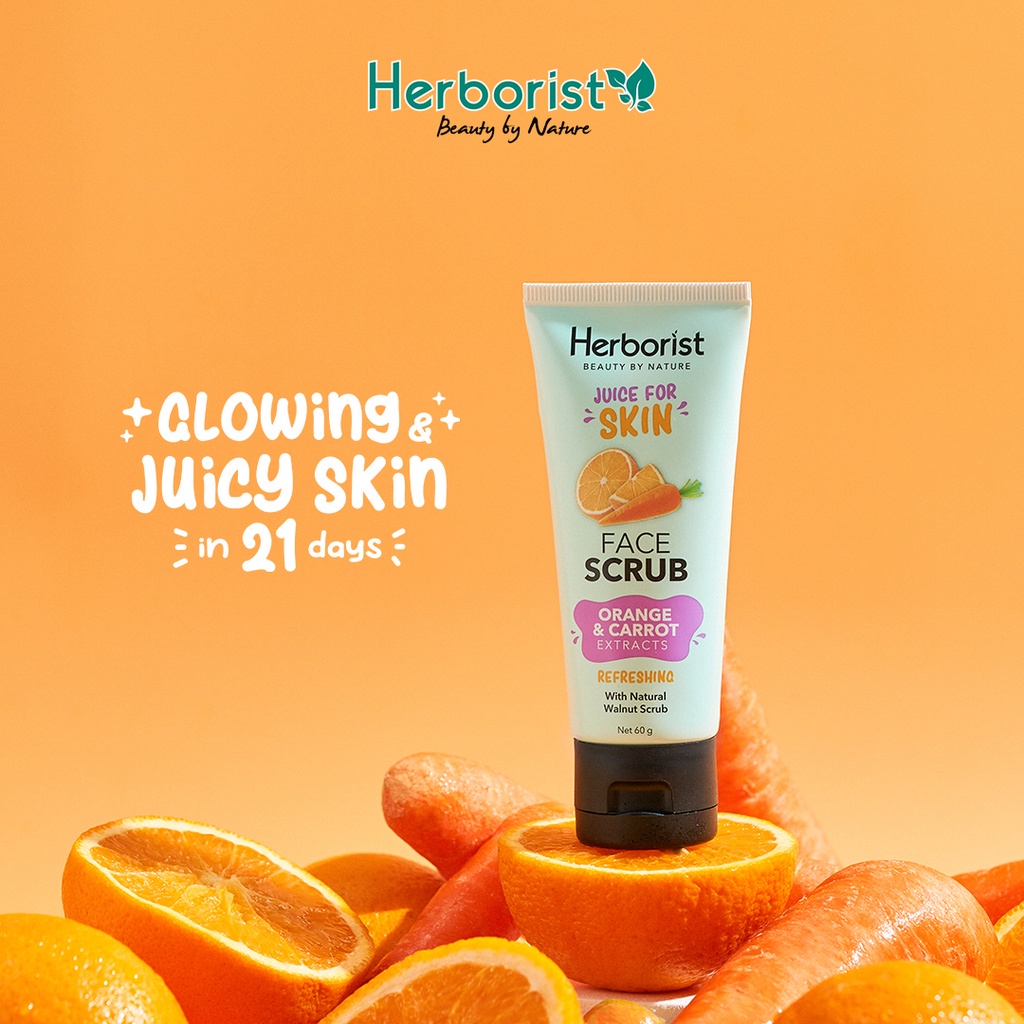 Herborist Juice For Skin Face Scrub - 60gr