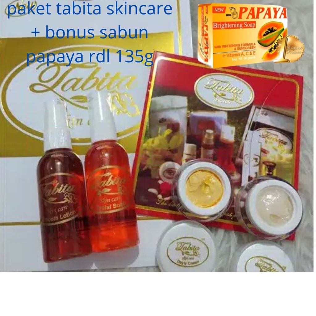 PAKET TABITAA NO DS UNTUK PEMULA + SABUN PAPAYA RDL135G, JAMIN ASLI 1000%