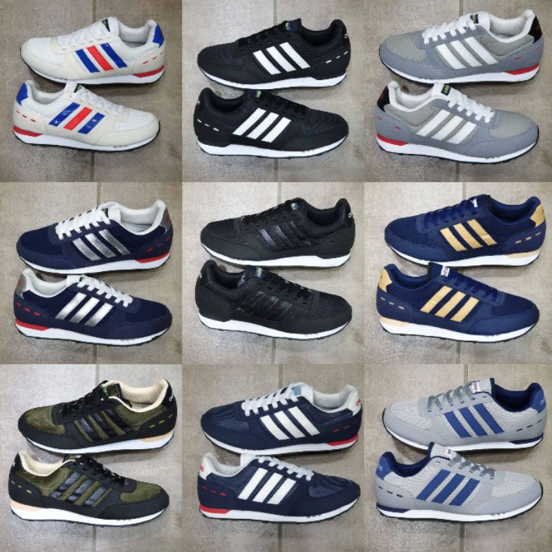 Sepatu Kets Cowok. Adidas Neo Racer. Ukuran 39-43