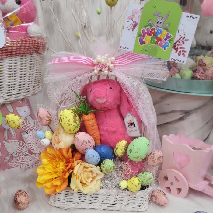 

Paket dekorasi box hampers easter bunny eggs kelinci telur paskah 92