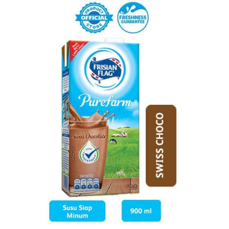 

Frisian Flag Purefarm Swiss Chocolate 900ml