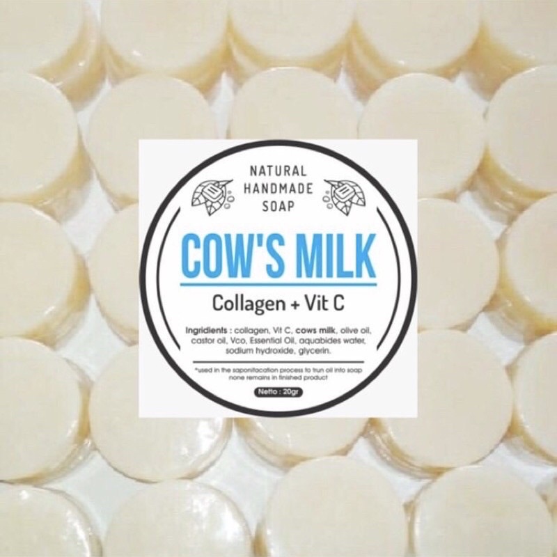 Sabun Susu Sapi VCO + Vit C Collagen Soap bar mini 20gr