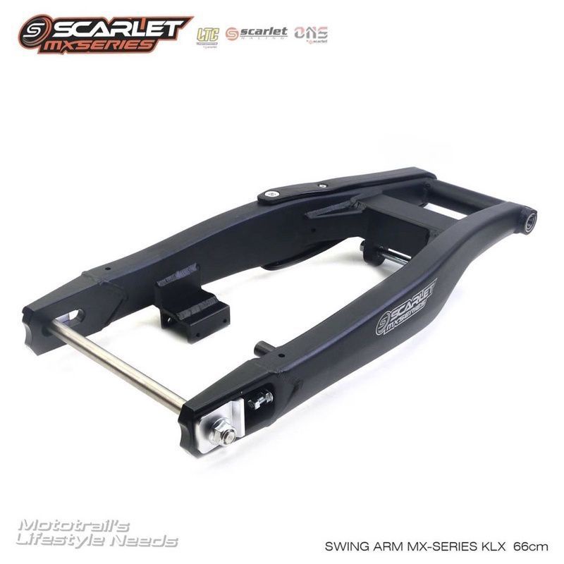 Swing Arm Klx 150/dtracker scarlet racing Model Ktm Panjang 66 cm sasis arm Scarlet Racing Original