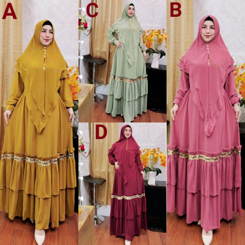ADIBA SYARI / ORIGINAL BY ARSYAKAYLA / SET KHIMAR
