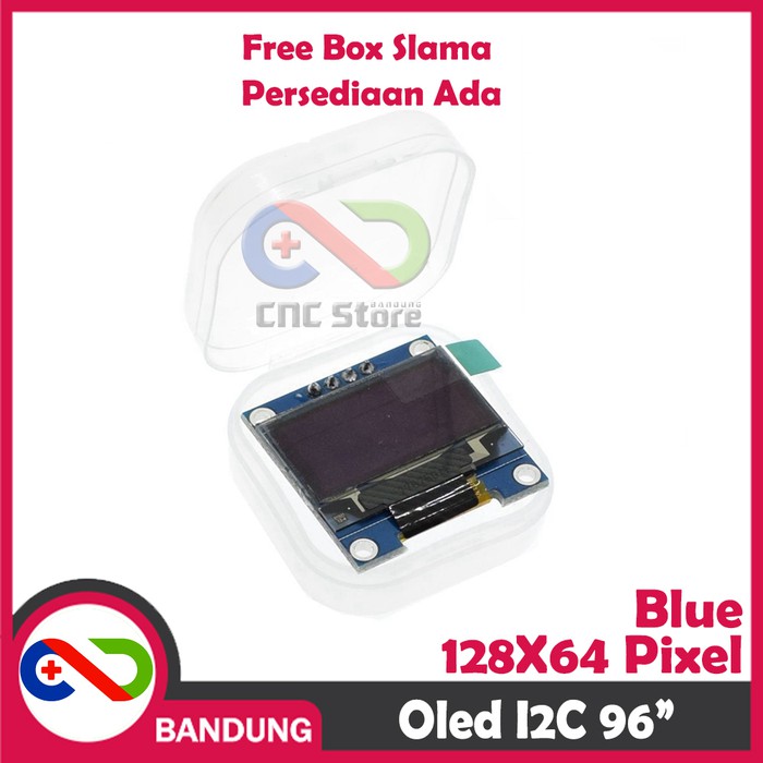 OLED LCD BLUE 0.96î I2C 128X64 DISPLAY MODULE BIRU