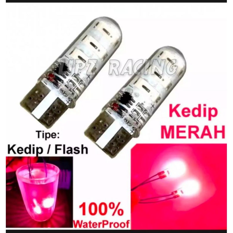 [merah]Sen colok jelly sen jelly cr7 sen jelly flash kedip 6 mata