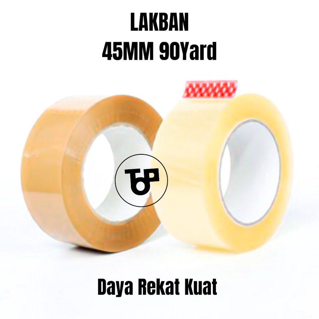 

Lakban Super 90 yard 45mm Lakban Bening Coklat Promo Setara Daimaru
