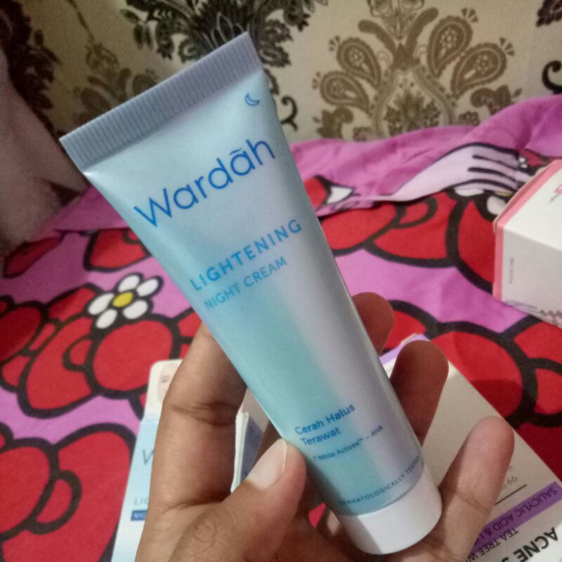 wardah lightening night cream