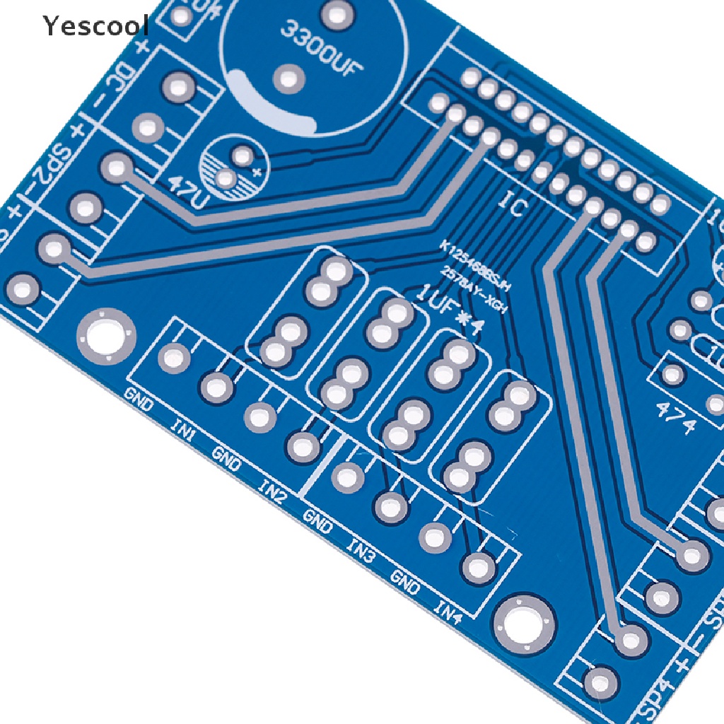 Yescool Power Amplifier TDA7388 Empat channel 4x41W audio DC 12V Untuk Pcmobil