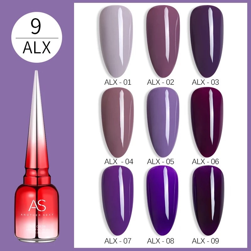 [FLASHES] AS ALX NAIL POLISH GEL 15ml SOAK OFF UV