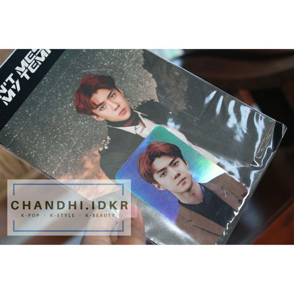 EXO Don't Mess Up My Tempo Goods - Hologram Photocard + Standee EXO