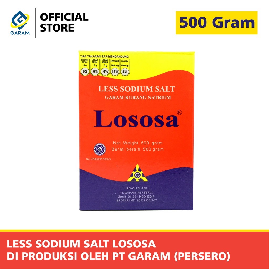 

PAKET GARAM DIET BUMBU DAPUR GARAM BAIK GARAM HALAL DAN GARAM SEHAT GARAM LOSOSA 500g