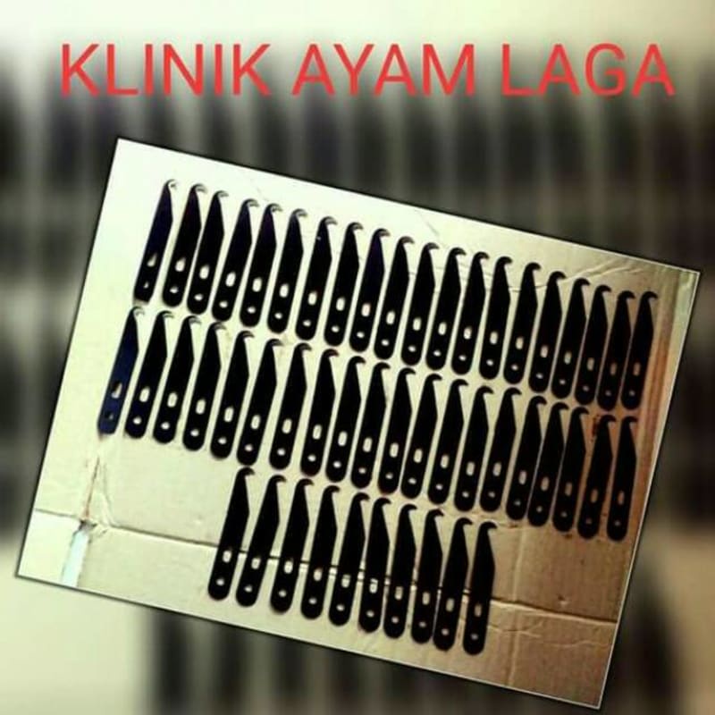 Peruncing jalu ayam / pisau jalu ayam / pisau taji