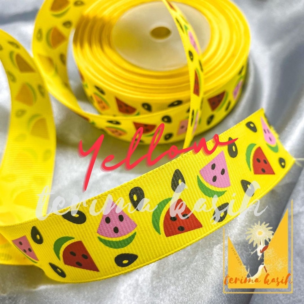 

PITA KAIN MOTIF SEMANGKA 1 INCH ROLL 丝带