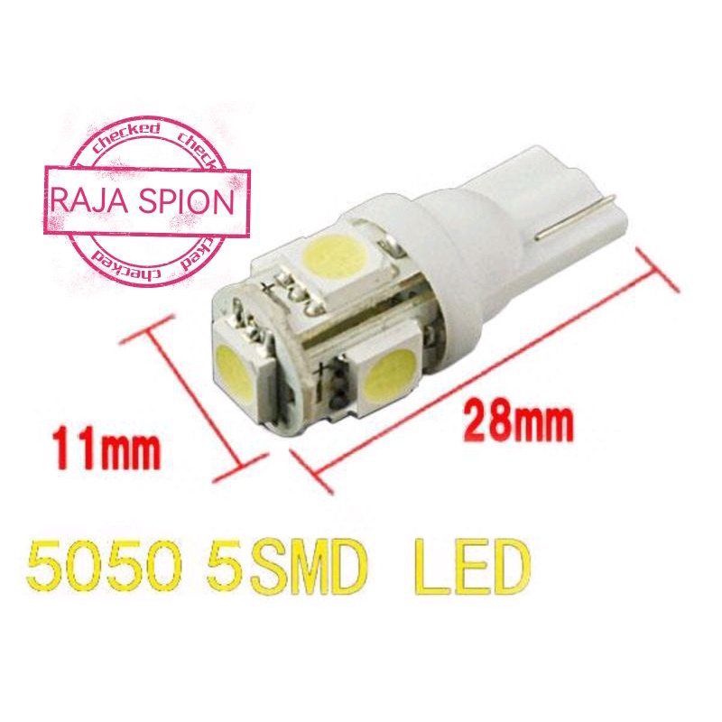 Lampu led jagung/T10 senja kota/sein 5mata/sein 5 titik mobil sepeda motor
