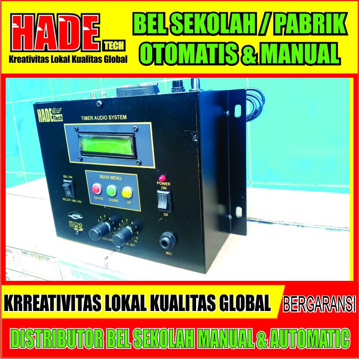 Bel Sekolah Pabrik Otomatis Mp3 Shopee Indonesia