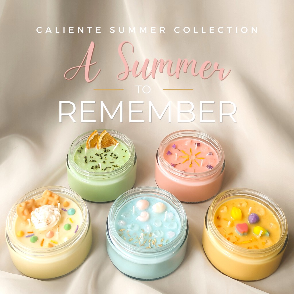 Caliente - Summer Collection 180gr | 100% Soywax Candle | Scented Candle | Lilin Aromaterapi