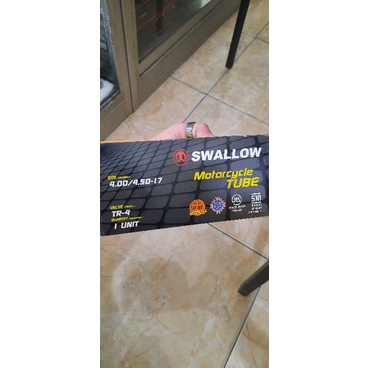 Ban dalam motor Swallow ukuran 4.00 / 4.50 - 17 atau 130/70 - 17 , 140/70 - 17 , 150/60 - 17 , 160/6